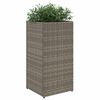vidaXL 2 db sz&uuml;rke polyrattan kerti &uuml;ltetől&aacute;da 30x30x60 cm
