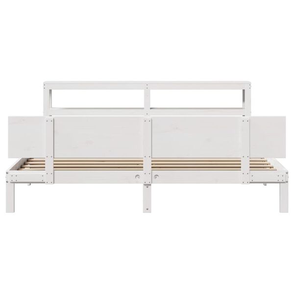 vidaXL feh&eacute;r &aacute;gykeret fejt&aacute;ml&aacute;val matrac n&eacute;lk&uuml;l 200x200 cm