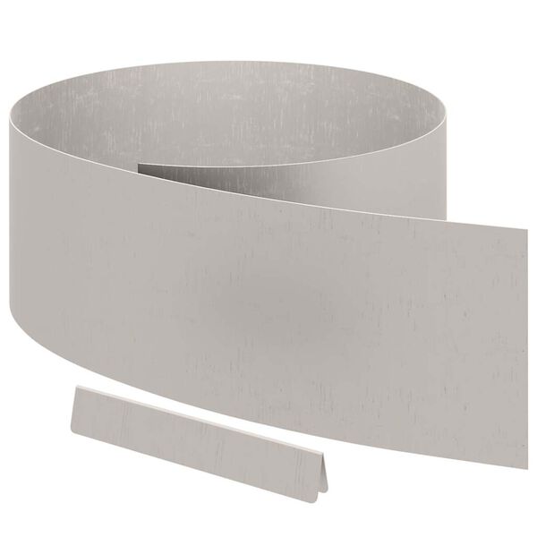 vidaXL Fűszeg&eacute;lyez&eacute;s Rozsd&aacute;s 450 x 0.05 x 15 cm Időj&aacute;r&aacute;s&aacute;ll&oacute; ac&eacute;l