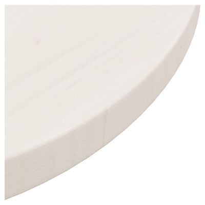 vidaXL fehér tömör fenyőfa asztallap Ø40 x 2,5 cm