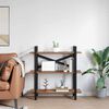 vidaXL K&ouml;nyvespolc &Ouml;reg fa 100 x 33,5 x 102 cm Faanyag