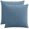 vidaXL P&aacute;rna huzat 2 db ALMELO K&eacute;k 80 x 80 cm cord
