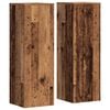 vidaXL 2 db antik fa sz&iacute;nű szerelt fa n&ouml;v&eacute;nytart&oacute; &aacute;llv&aacute;ny 30x30x100 cm