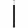vidaXL 110 cm rozsdamentes ac&eacute;l oszlopl&aacute;mpa konnektorral IP44
