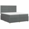 vidaXL Boxspring &aacute;gy matraccal S&ouml;t&eacute;tsz&uuml;rke 200 x 200 cm Sz&ouml;vet