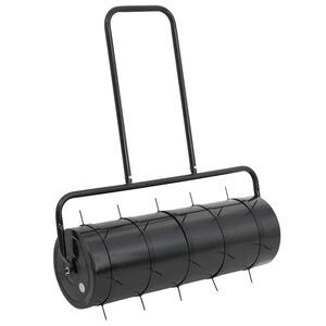 vidaXL Kerti fűg&ouml;ngy&ouml;l&iacute;tő levegőztető bilincsekkel &Oslash; 30 x 90 cm Ac&eacute;l