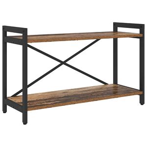 vidaXL K&ouml;nyvespolc 80 x 30 x 50 cm Szerelt Fa R&eacute;gi fa