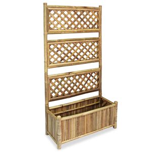 vidaXL bambusz kerti magas&aacute;gy&aacute;s ap&aacute;car&aacute;ccsal 70 cm