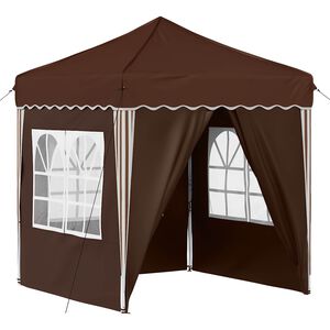 vidaXL Parti s&aacute;tor 195 x 195 x 245 cm Barna Oxford Sz&ouml;vet