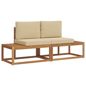 vidaXL K&uuml;lt&eacute;ri kanap&eacute; szett 2 db Term&eacute;szetes
