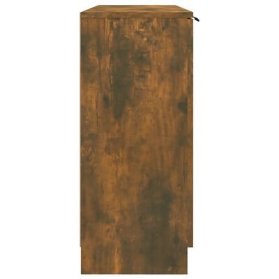 vidaXL füstös tölgy színű szerelt fa tálalószekrény 90,5 x 30 x 70 cm