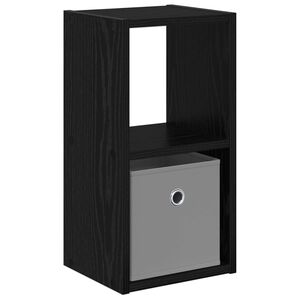 vidaXL &Eacute;jjeli asztal Fekete t&ouml;lgy 25,5 x 22 x 49,5 cm Szerelt Fa