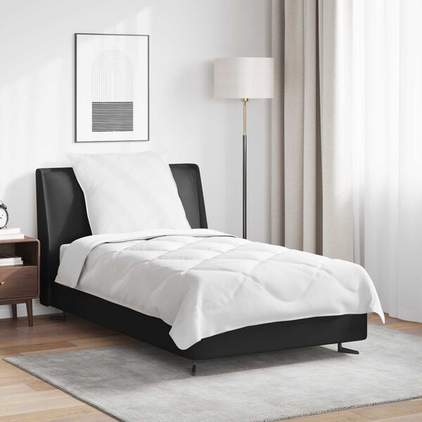 vidaXL Évszakokon Át Duvet párnával 2 pcs Fehér Mikroszál