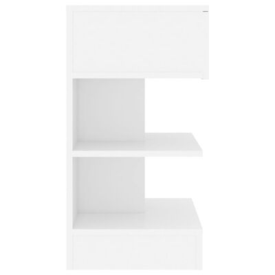 vidaXL fehér forgácslap éjjeliszekrény 40 x 35 x 65 cm