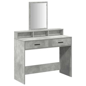 vidaXL &Ouml;lt&ouml;zk&ouml;dőasztal Beton Sz&uuml;rke 100 x 41 x 140 cm Szerelt Fa