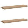 vidaXL Pad p&aacute;rn&aacute;k SOEST 2 db 100% poli&eacute;szter Homoksz&iacute;n 140 x 40 x 8 cm