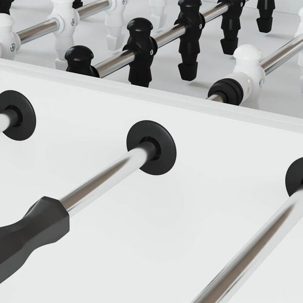 vidaXL Fociasztal csap&aacute;gyak 5 x 5 x 2.8 cm rudakkal 10 pcs