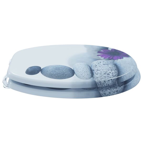 vidaXL WC &uuml;lőke Sz&uuml;rke 44 x 38 cm MDF lap