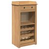 vidaXL PANAMA t&ouml;m&ouml;r fenyőfa bort&aacute;rol&oacute; szekr&eacute;ny 57 x 40 x 111,5 cm