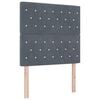 vidaXL LED Box Spring &Aacute;gy matracmal S&ouml;t&eacute;tsz&uuml;rke 90 x 190 cm B&aacute;rsony