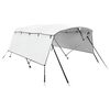 vidaXL n&eacute;gy&aacute;g&uacute; bimini tető oldalfalakkal 243 x (185-198) x 137 cm