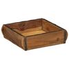 vidaXL T&aacute;lca Barna 29 x 31 x 10 cm Szil&aacute;rd &Uacute;jrahasznos&iacute;tott Fa