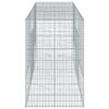 vidaXL horganyzott vas gabion kosár fedéllel 300 x 100 x 150 cm