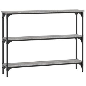 vidaXL sz&uuml;rke sonoma sz&iacute;nű szerelt fa konzolasztal 100x22,5x75 cm