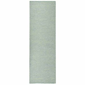 vidaXL t&uuml;rkizk&eacute;k lapos sz&ouml;v&eacute;sű k&uuml;lt&eacute;ri szőnyeg 80 x 250 cm