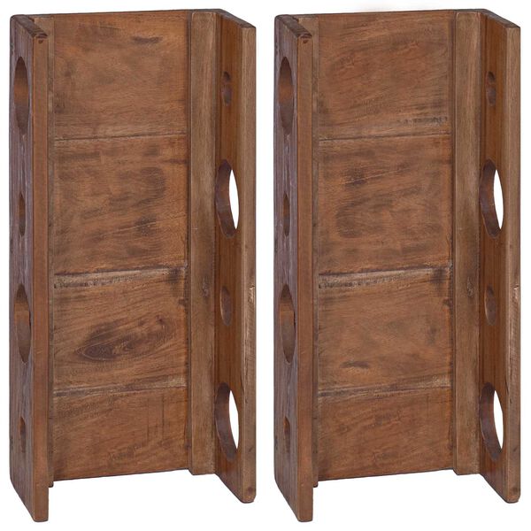 vidaXL &Aacute;llv&aacute;ny Barna 24 x 13 x 54 cm T&ouml;m&ouml;r Mahag&oacute;ni Fa