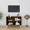 vidaXL f&uuml;st&ouml;s t&ouml;lgy sz&iacute;nű TV-szekr&eacute;ny t&ouml;m&ouml;r fal&aacute;bakkal 69,5x30x50 cm