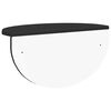 vidaXL Falpolc Falra szerelhető Fekete 48 x 24 x 24 cm Faanyag