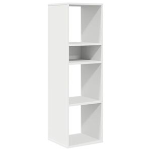 vidaXL k&ouml;nyvszekr&eacute;ny feh&eacute;r 34x31x112 cm szerelt fa