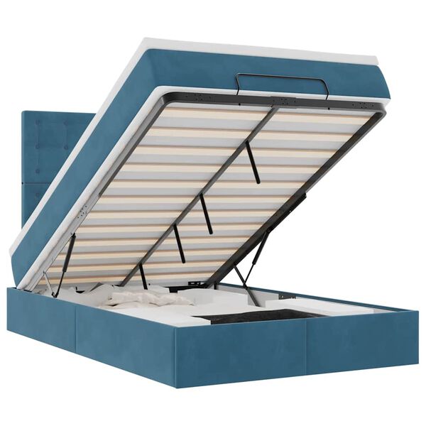 vidaXL Ottom&aacute;n &aacute;gykeret matracokkal s&ouml;t&eacute;tk&eacute;k 120x190cm b&aacute;rsony