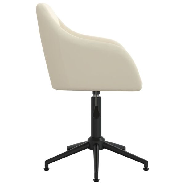 vidaXL 2 db kr&eacute;msz&iacute;nű b&aacute;rsony forg&oacute; &eacute;tkezősz&eacute;k