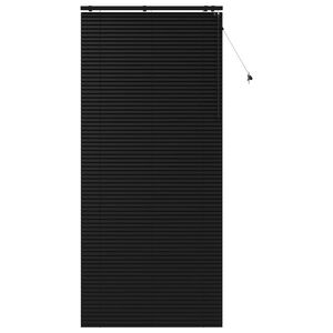 vidaXL Zsaluzia Fekete 115 x 250 cm 35 mm Massz&iacute;v Paulownia fa