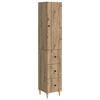 vidaXL Szekr&eacute;ny szett 2 pcs 33 x 34,5 x 90 cm Szerelt Fa
