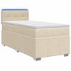 vidaXL Boxspring &aacute;gy matraccal Kr&eacute;msz&iacute;nű 80 x 200 cm Sz&ouml;vet