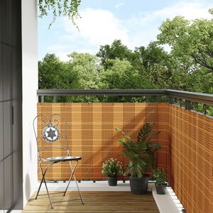 vidaXL vil&aacute;gosbarna polyrattan erk&eacute;lyparav&aacute;n 300 x 80 cm