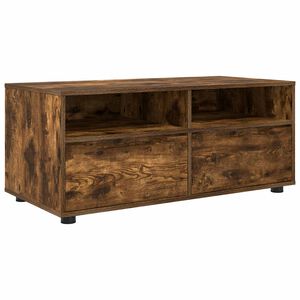 vidaXL TV szekr&eacute;ny 100 x 48 x 43 cm F&uuml;st&ouml;lt t&ouml;lgy Szerelt Fa