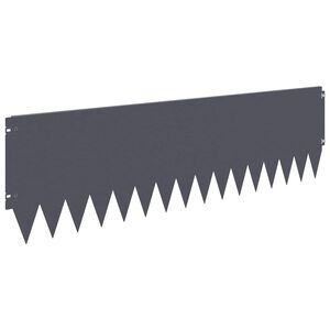 vidaXL Fűszeg&eacute;lyez&eacute;s 10 pcs 103 x 30 cm Ac&eacute;l Antracitsz&uuml;rke
