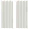 vidaXL Voile F&uuml;gg&ouml;ny 2 db Kr&eacute;m 245 x 140 cm Poli&eacute;szter