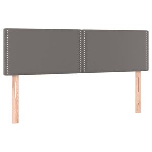 vidaXL sz&uuml;rke műbőr fejt&aacute;mla 144x5x78/88 cm