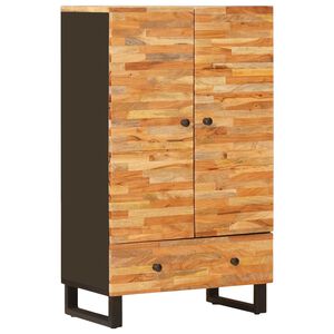 vidaXL T&aacute;rol&oacute; Magas&iacute;t&oacute;szekr&eacute;ny Barna 60 x 33 x 100 cm T&ouml;m&ouml;r Mang&oacute;f&aacute;t