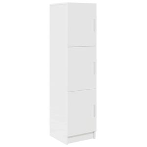 vidaXL Magasfi&uacute; Feh&eacute;r 31.5 x 32 x 122.5 cm