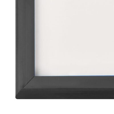 vidaXL 3 db fekete MDF asztali fényképkeret 21 x 29,7 cm