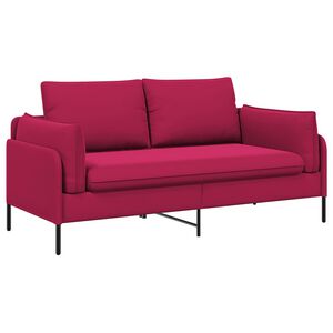 vidaXL K&eacute;t&uuml;l&eacute;ses Kanap&eacute; 2-szem&eacute;lyes Bord&oacute; 188 x 81 x 89 cm B&aacute;rsony