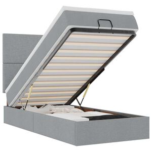 vidaXL Ottom&aacute;n &aacute;gykeret matraccal vil&aacute;gossz&uuml;rke 100x200cm sz&ouml;vet