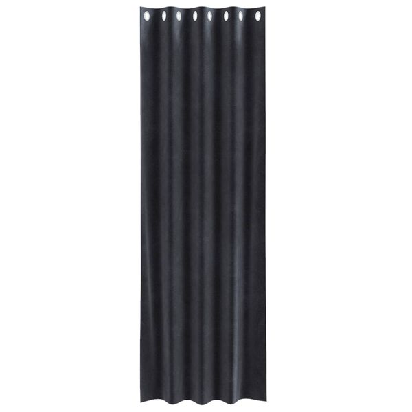 vidaXL S&ouml;t&eacute;t&iacute;tő f&uuml;gg&ouml;ny&ouml;k 2 pcs S&ouml;t&eacute;tsz&uuml;rke 140 x 245 cm B&aacute;rsony