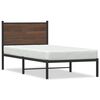 vidaXL barna t&ouml;lgy sz&iacute;nű f&eacute;m &aacute;gykeret matrac n&eacute;lk&uuml;l 75 x 190 cm